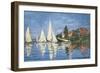 Regatta at Argenteuil-Claude Monet-Framed Premium Giclee Print