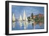 Regatta at Argenteuil-Claude Monet-Framed Premium Giclee Print