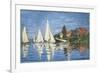 Regatta at Argenteuil-Claude Monet-Framed Premium Giclee Print