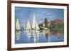 Regatta at Argenteuil-Claude Monet-Framed Premium Giclee Print