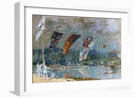 Regatta at Molesey, 1874-Alfred Sisley-Framed Giclee Print