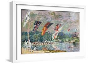 Regatta at Molesey, 1874-Alfred Sisley-Framed Giclee Print