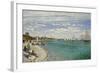 Regatta at Sainte- Adresse-Claude Monet-Framed Art Print