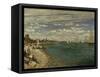 Regatta at Sainte-Adresse-Claude Monet-Framed Stretched Canvas