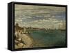 Regatta at Sainte-Adresse-Claude Monet-Framed Stretched Canvas