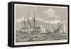 Regatta at Zanzibar, Sailing Pinnace Race, Rounding HMS Brisk-null-Framed Stretched Canvas