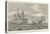 Regatta at Zanzibar, Sailing Pinnace Race, Rounding HMS Brisk-null-Stretched Canvas