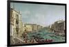 Regatta Auf Dem Canale Grande Vor Dem Palais Ca'Foscari-Canaletto-Framed Giclee Print