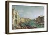 Regatta Auf Dem Canale Grande Vor Dem Palais Ca'Foscari-Canaletto-Framed Giclee Print