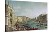 Regatta Auf Dem Canale Grande Vor Dem Palais Ca'Foscari-Canaletto-Stretched Canvas