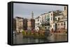 Regatta, Grand Canal, Venice, UNESCO World Heritage Site, Veneto, Italy, Europe-Philip Craven-Framed Stretched Canvas