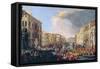 Regatta Held in Honour of Frederick VI of Denmark 1709-Luca Carlevaris-Framed Stretched Canvas