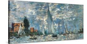 Regatta in Argenteuil-Claude Monet-Stretched Canvas