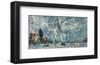 Regatta in Argenteuil-Claude Monet-Framed Premium Giclee Print