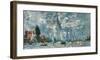 Regatta in Argenteuil-Claude Monet-Framed Premium Giclee Print