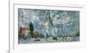 Regatta in Argenteuil-Claude Monet-Framed Premium Giclee Print