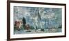 Regatta in Argenteuil-Claude Monet-Framed Premium Giclee Print