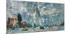 Regatta in Argenteuil-Claude Monet-Mounted Premium Giclee Print