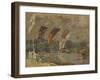 Regatta in Molesey Bei Hampton Court, 1874-Alfred Sisley-Framed Giclee Print