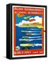 Regatta Internacionales De Canoas Promotion-Lantern Press-Framed Stretched Canvas