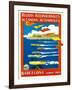 Regatta Internacionales De Canoas Promotion-Lantern Press-Framed Art Print