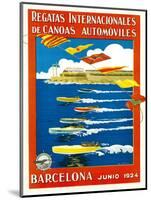 Regatta Internacionales De Canoas Promotion-Lantern Press-Mounted Art Print