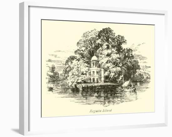 Regatta Island-null-Framed Giclee Print