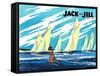 Regatta - Jack and Jill, August 1949-Wilmer Wickham-Framed Stretched Canvas