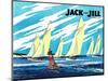 Regatta - Jack and Jill, August 1949-Wilmer Wickham-Mounted Giclee Print