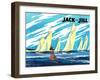 Regatta - Jack and Jill, August 1949-Wilmer Wickham-Framed Giclee Print