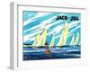 Regatta - Jack and Jill, August 1949-Wilmer Wickham-Framed Premium Giclee Print