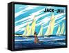 Regatta - Jack and Jill, August 1949-Wilmer Wickham-Framed Stretched Canvas