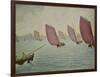 Regatta Near Concarneau, 1891-Paul Signac-Framed Giclee Print