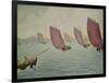 Regatta Near Concarneau, 1891-Paul Signac-Framed Giclee Print