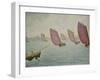 Regatta near Concarneau. 1891-Paul Signac-Framed Giclee Print