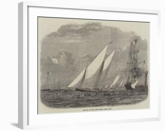 Regatta of the Lisbon Royal Yacht Club-null-Framed Giclee Print