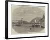 Regatta on the Danube at Buda-Pesth, During the Visit of the Emperor of Austria-null-Framed Giclee Print
