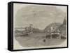 Regatta on the Danube at Buda-Pesth, During the Visit of the Emperor of Austria-null-Framed Stretched Canvas