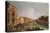 Regatta on the Grand Canal, c.1735-Canaletto-Stretched Canvas