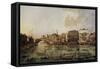 Regatta on the Grand Canal-Francesco Guardi-Framed Stretched Canvas