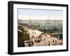 Regatta on the Kiel Fjord, Schleswig-Holstein, German, Pub. C.1895-null-Framed Photographic Print