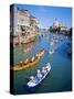 Regatta Storica, Parade on Grand Canal, Venice, Veneto, Italy-Sylvain Grandadam-Stretched Canvas