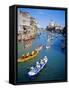 Regatta Storica, Parade on Grand Canal, Venice, Veneto, Italy-Sylvain Grandadam-Framed Stretched Canvas