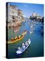 Regatta Storica, Parade on Grand Canal, Venice, Veneto, Italy-Sylvain Grandadam-Stretched Canvas