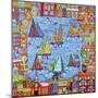 Regatta Town-Debra Denise Purcell-Mounted Giclee Print