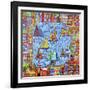 Regatta Town-Debra Denise Purcell-Framed Giclee Print