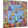 Regatta Town-Debra Denise Purcell-Mounted Giclee Print