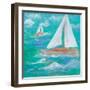 Regatta Winds III-Robin Maria-Framed Art Print