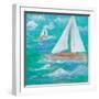 Regatta Winds III-Robin Maria-Framed Art Print