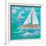 Regatta Winds III-Robin Maria-Framed Art Print